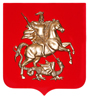 герб Москвы краска на бархате (флоке) 50х60 см.
