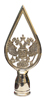 Навершие герб РФ латунь металлическое золото